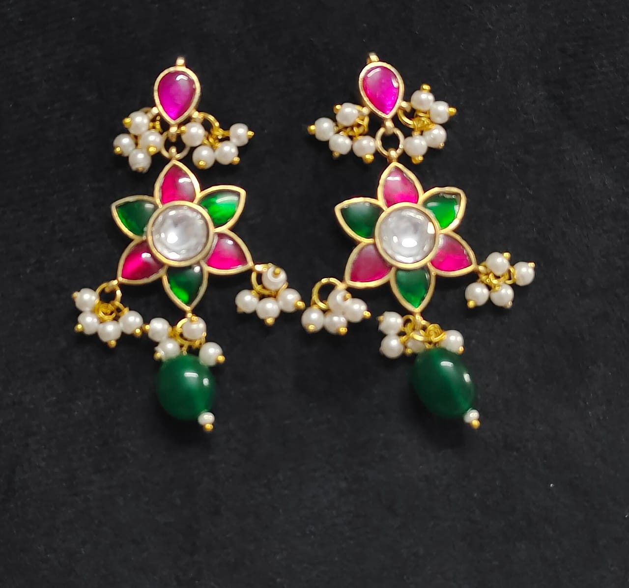 Real Jadau Kundan Earring