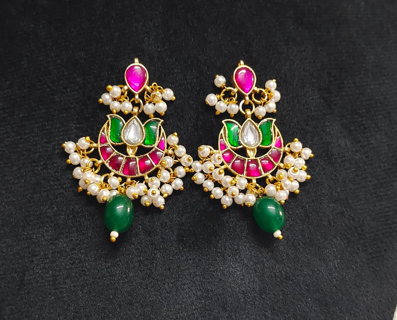 Real Jadau Kundan Earring