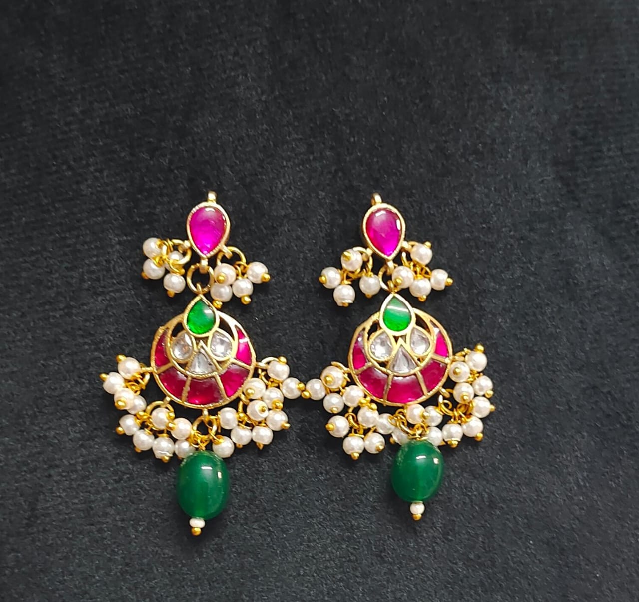 Real Jadau Kundan Earring