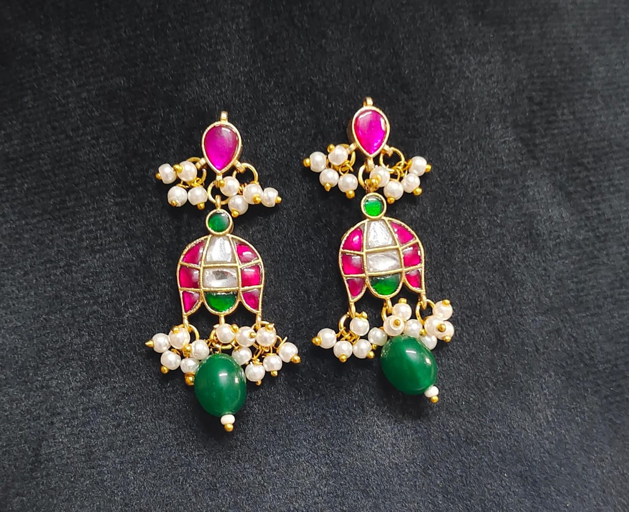 Real Jadau Kundan Earring