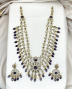 Mehndi finishing with Purple Beads step Haram