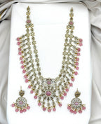 Mehndi finishing with Baby-pink Beads step Haram