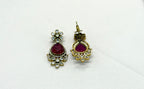Victorian multi Navratan stones Short Necklace