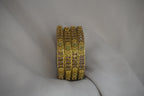 Matte-Gold Bangles