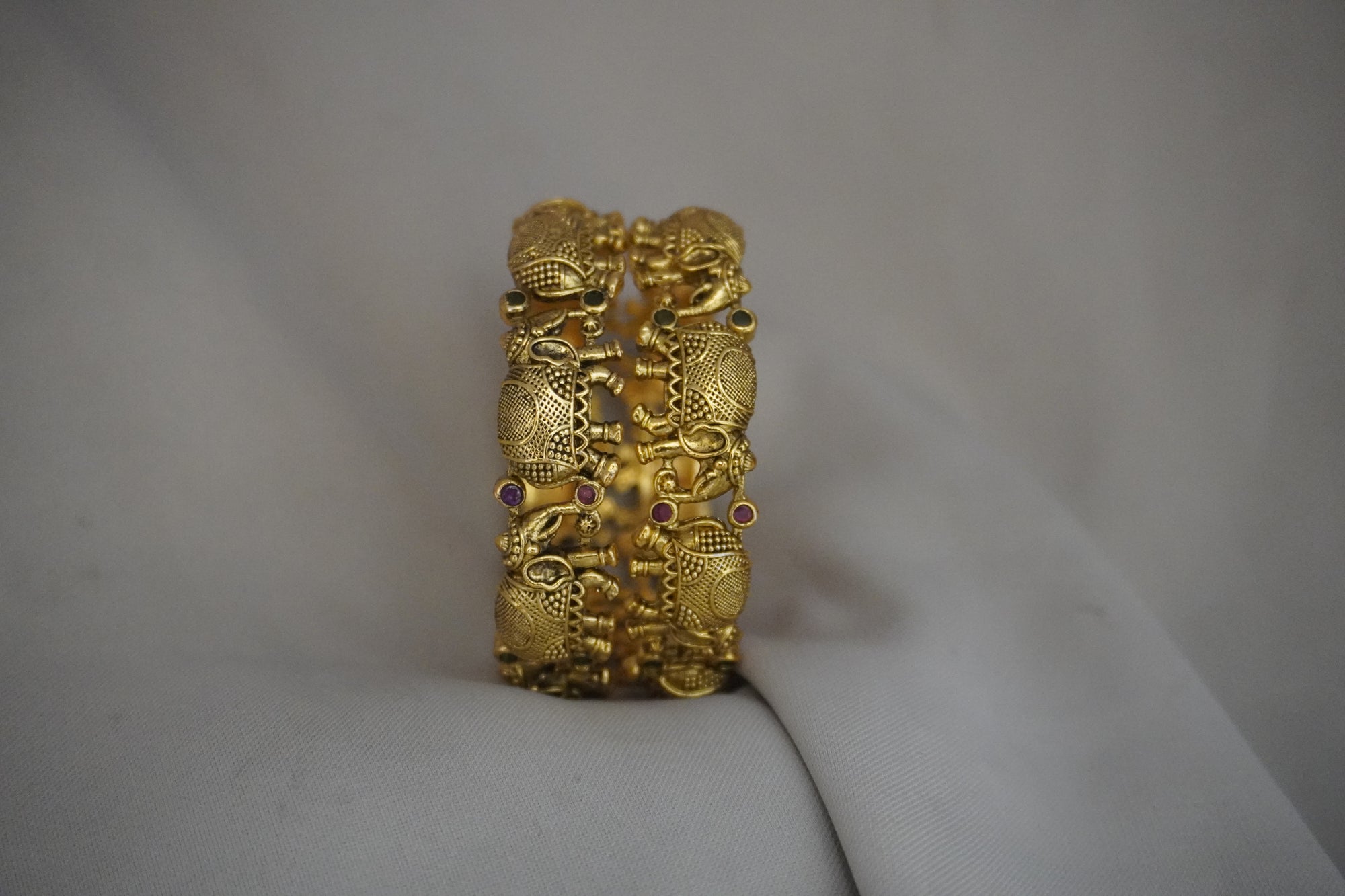 Matte-Gold Bangles