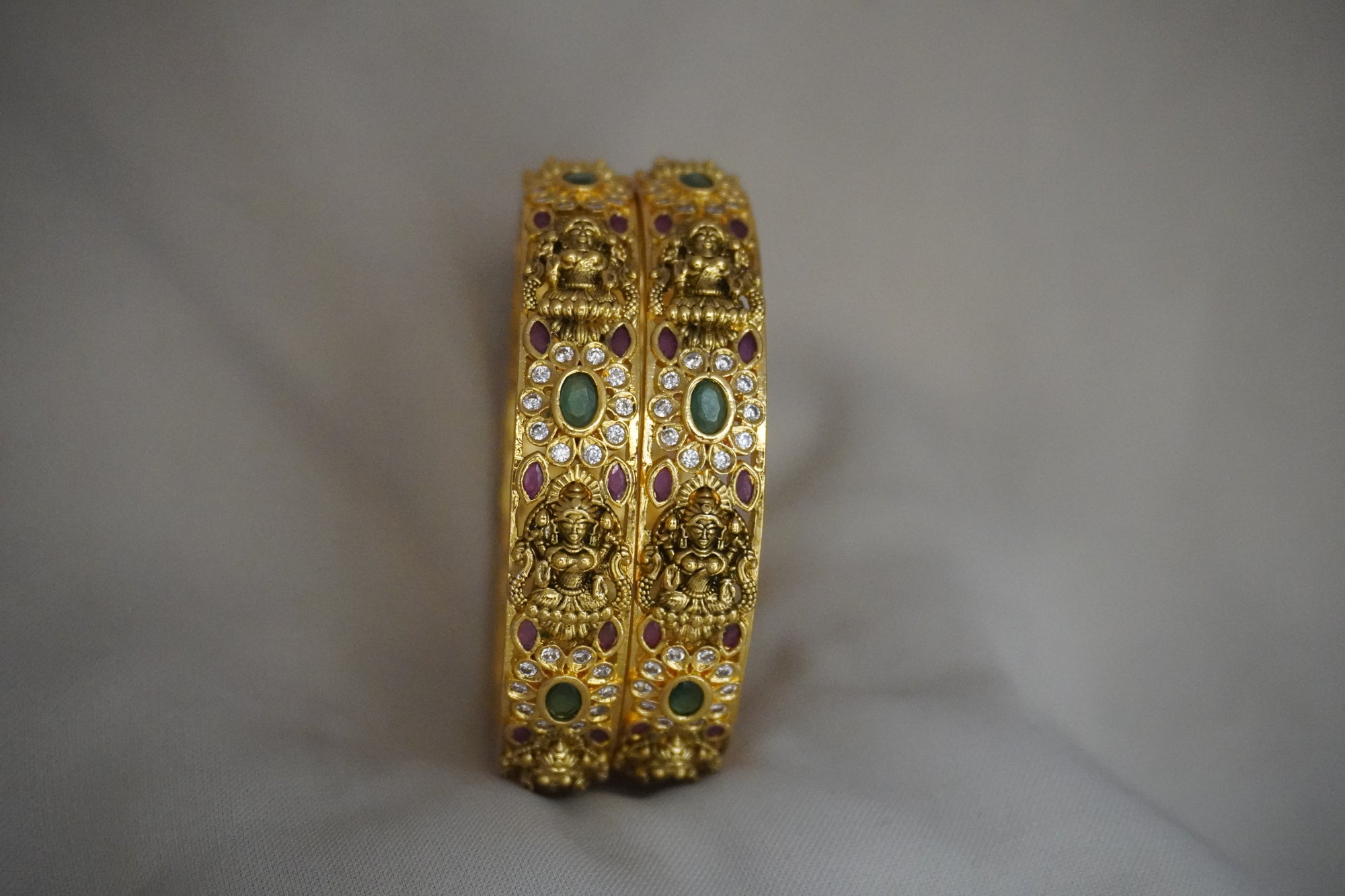 Matte-Gold Bangles