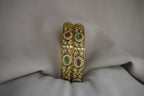 Matte-Gold Bangles