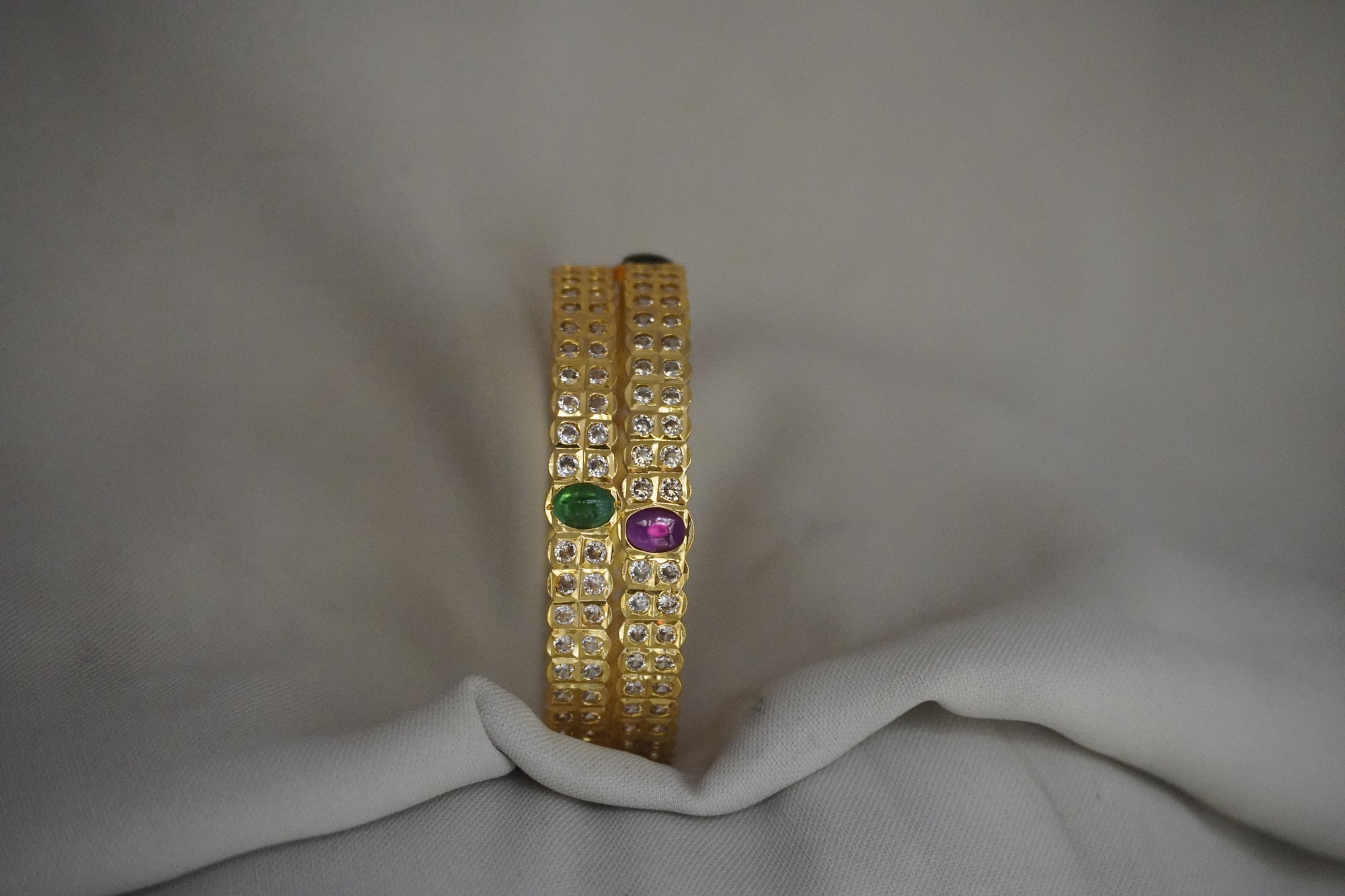 Matte-Gold Bangles