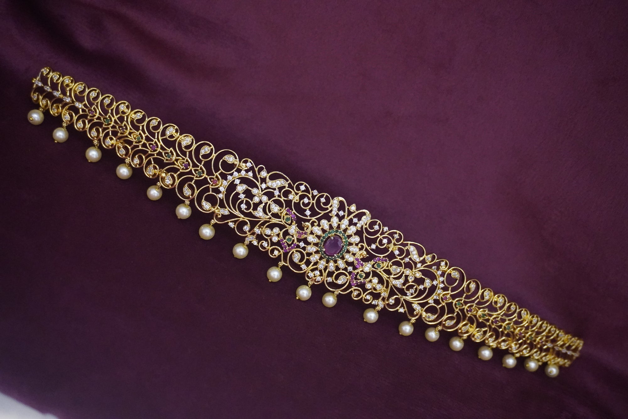 Matte-Gold Vaddanam