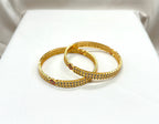 Matte finishing With white stones Bangle