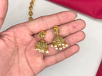 Nakshi finishing Chand design lord Lakshmi pendant short Necklace