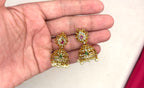 Premium Jadau Kundan Mango Design with Red Beads Long Haram Necklace