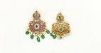 Premium Jadau kundan Floral designCombo-Set Necklace
