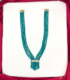 Sea Green multi -layered Onyx Beads Rani-Haram