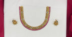 Premium quality antique finish jadu kundan short Necklace