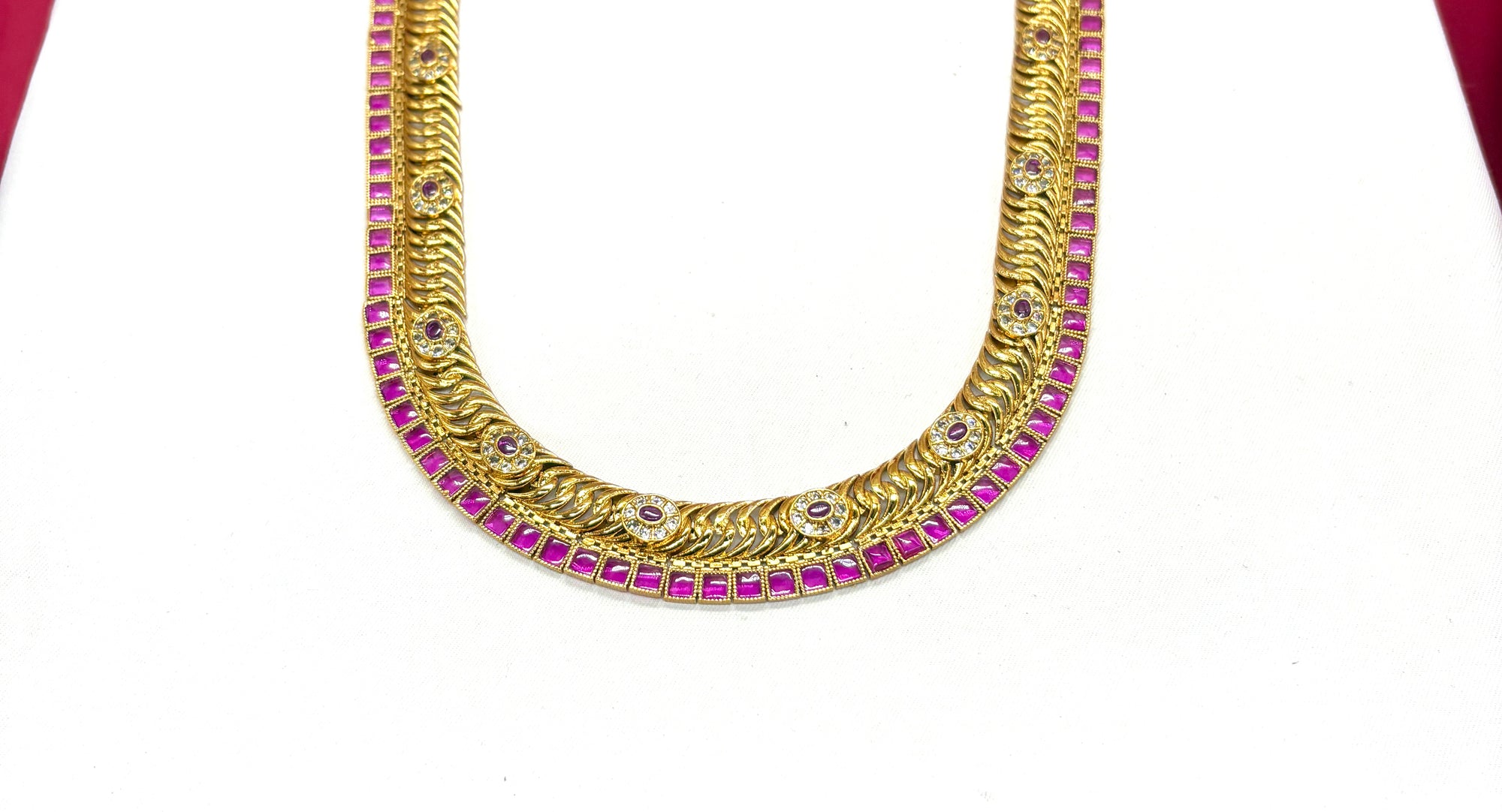 Premium quality antique finish jadu kundan Long Necklace