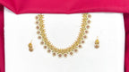 Matte finishing American Diamonds short Bottumala Necklace