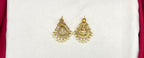 Elegant Red beads paired with a traditional, gold-finished pendant Necklace