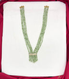 Mint-Green Multi-layered Onyx Beads Rani-Haram