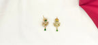 American Diamond Zirconia
Green Studded Floral Short Necklace