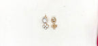 Rose-Gold finish Polki Diamonds & Pearl Floral Necklace Set