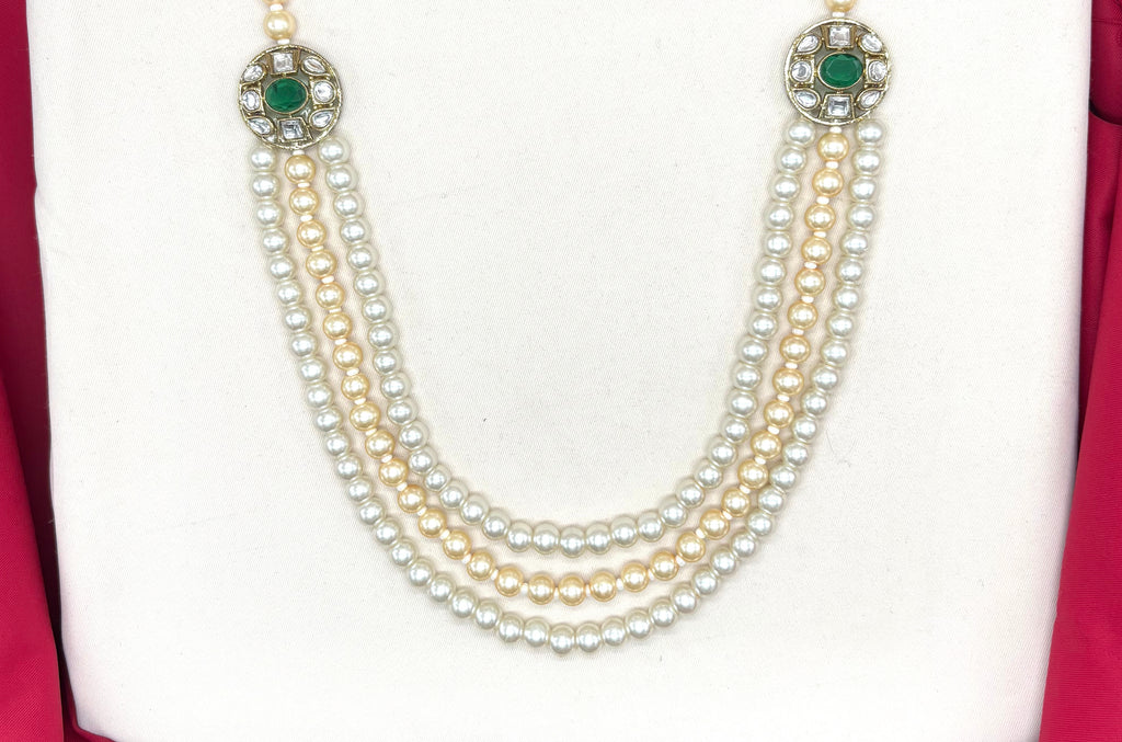 Premium Green&ad stones Ethnic Mala for unisex