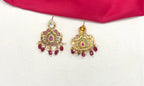 Premium Jadau kundan with floral finish and pink beads Long Necklace