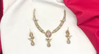 Peacock design with AD Baby-Pink Zircon & Moissanite Stones