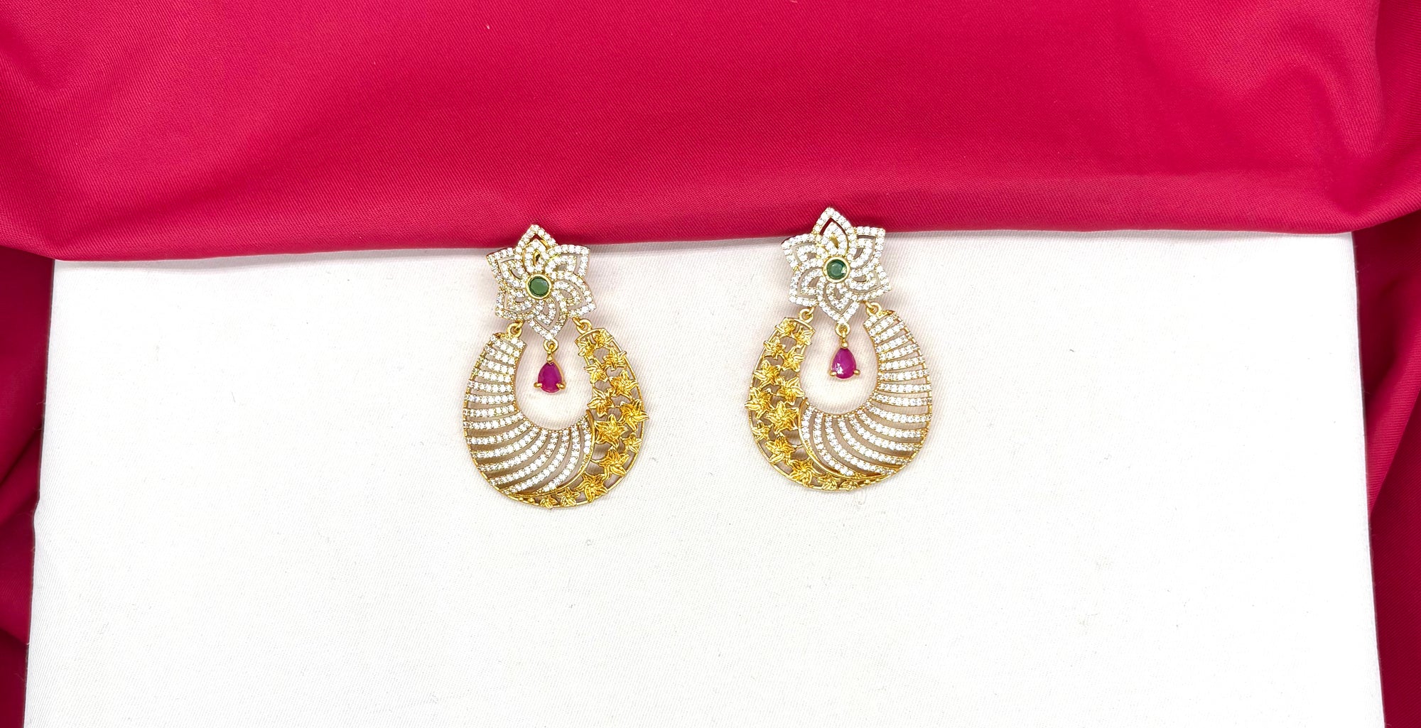 Sparkling American Diamond Stone Earring