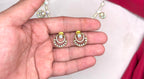 Victorian finishing small American Diamonds Short Necklace
