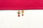 Matte finishing with Red stone short Necklace