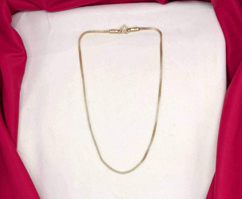 Original Panchaloham Smooth Flat Snake Men Neck-chain