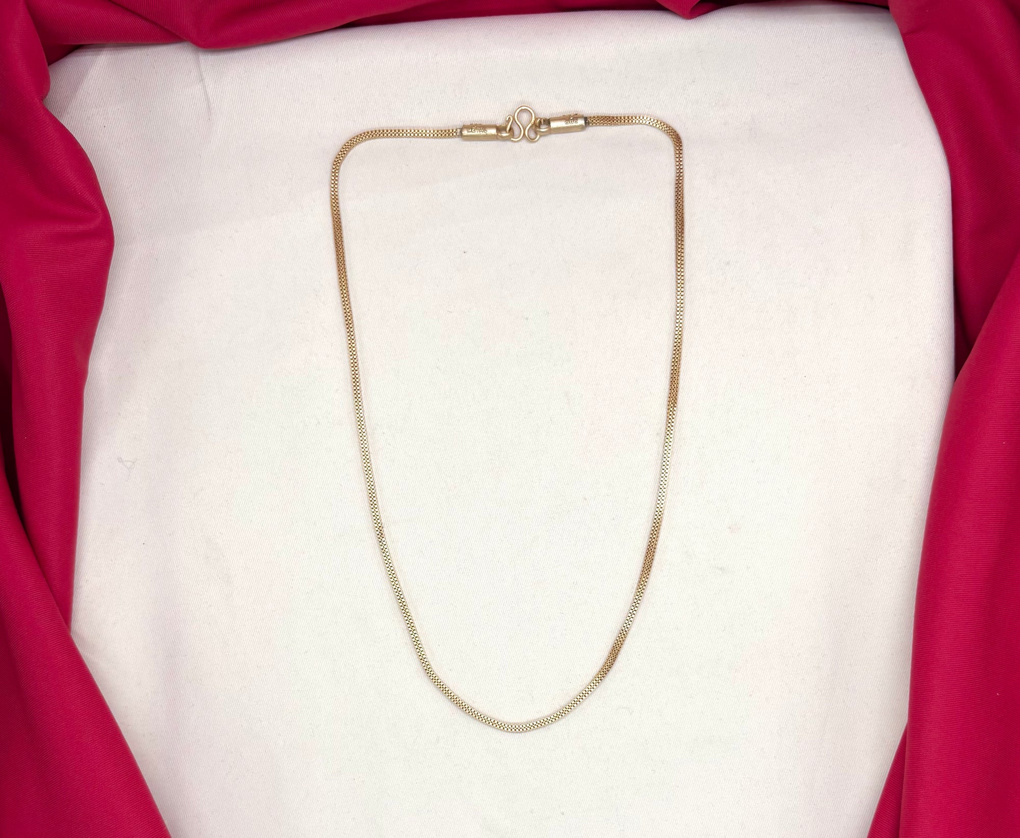 Original Panchaloham Smooth Flat Snake Men Neck-chain