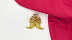 Gold-plated Ganesha Puligoru (tiger nail) Locket