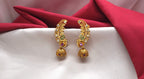 Matte finishing leaf design with multi-stones Ear-cuff Earring