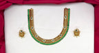Premium finish jadau kundan short Necklace