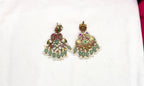 Premium Beautifully designed Heavy Jadau kundan with Green beads Necklace