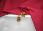 Matte finishing Spiral Stone  Jhumka earrings