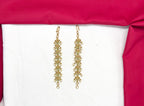 Matte finishing flower design with White pearls Matilu
