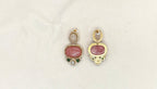 Ruby Raang multi-stone and mossainite Stone Necklace