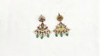 Premium Beautifully designed Jadau kundan with Green beads Necklace