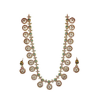 Jadau Kundan floral design Ruby stones (Bottumala)long Necklace