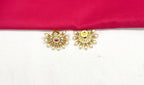 Matte finishing with pink stones Kanti Necklace
