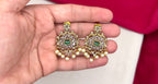 Matte finishing Pink Kempu stones Short Kanti Necklace
