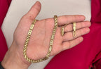 Original PANCHALOHA Men- Neck Chain mixed flat and twisted links.