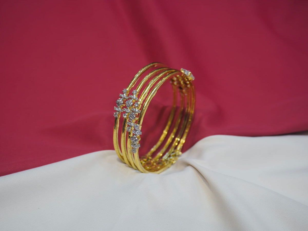 GJ finish Diamond replika premium quality Rajkamalnx bangles