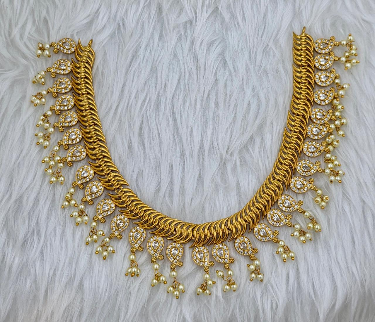Gold Short Necklace