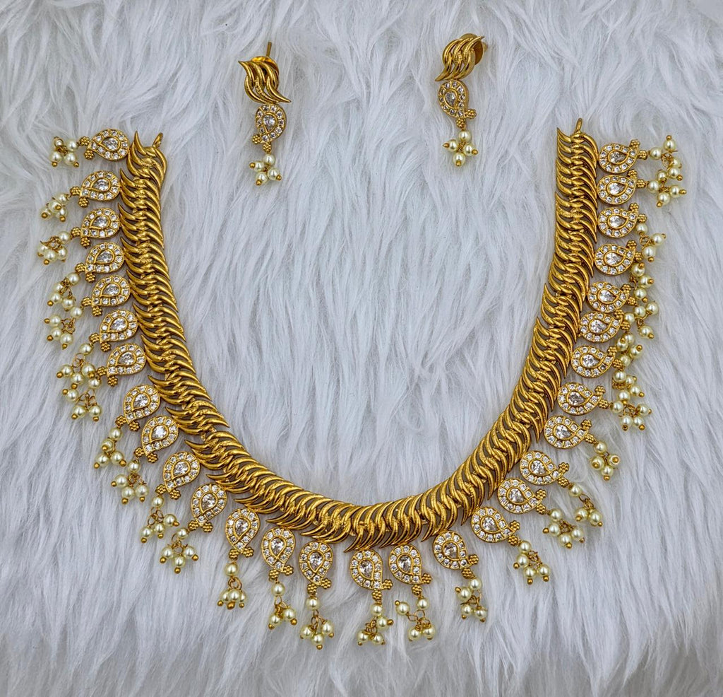 Gold Short Necklace