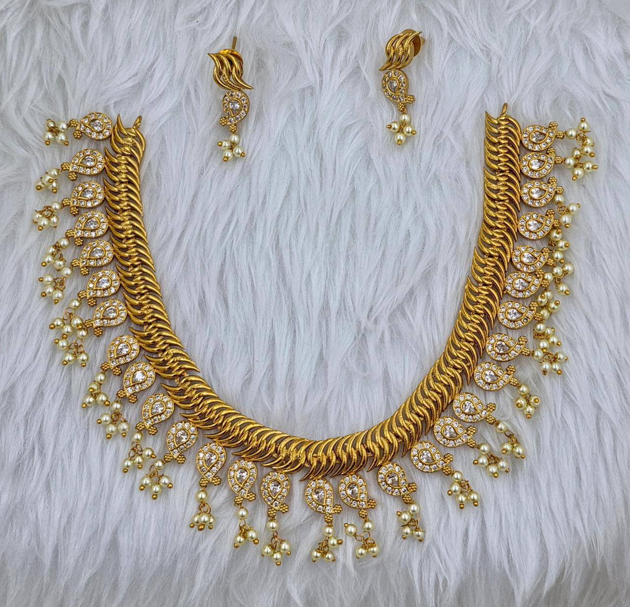 Gold Short Necklace