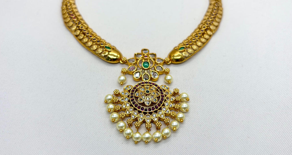 Gold Kanti Necklace